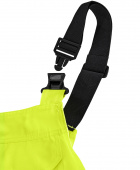 Gelbe Warnschutz-Latzhose ALABAMA 4PROTECT� 3836 leuchtgelb/grau