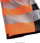 Orange Warnschutz-Bundhose TENNESSEE 4PROTECT� 3850 leuchtorange
