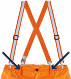 Warnschutz-Hosentr�ger fluoreszierend-orange 4PROTECT� 8421