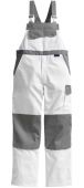 Maler Latzhose New Pionier COLOR WAVE weiss/grau