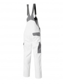 Maler Latzhose New Pionier COLOR WAVE weiss/grau